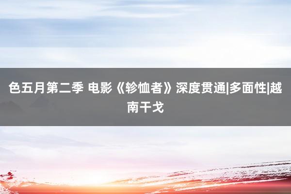 色五月第二季 电影《轸恤者》深度贯通|多面性|越南干戈